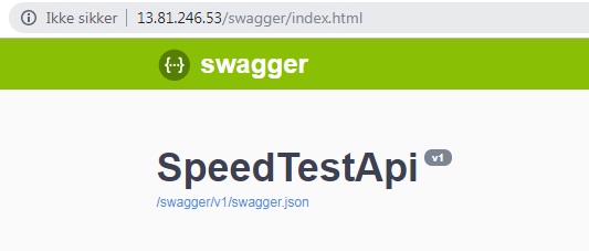 Swagger on cluster